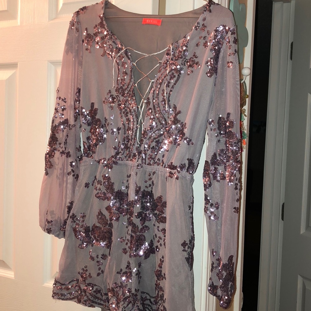 Sequin Romper